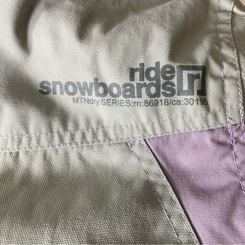 Ride Snowboards Jacket Women’s  L Gray Nylon Hooded - Picture 11 of 16
